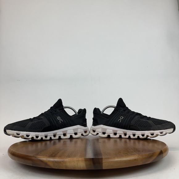 Mens On Cloudswift Black‎ Knit Athletic Gym Running Sneakers Shoes Size 11.5 M